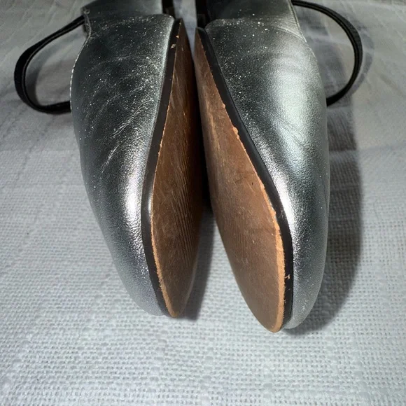 GUC Madewell Silver Women's Greta Ballet Flats / Mary Janes sz 8.5/9 - Picture 5 of 13